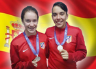 Temporada 2013-2014. Medalla de plata Laura Ortega y Bea Beltrán
